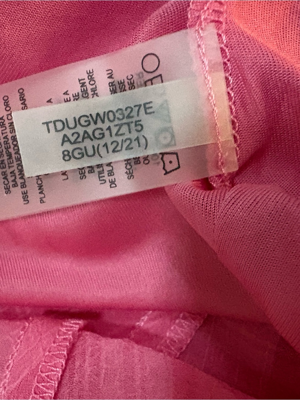 Tommy Hilfiger Pink Plaid High-Low Maxi Dress - Picture 12 of 13